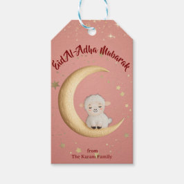 Eid Al-Adha Mubarak Pink Geschenkanhänger