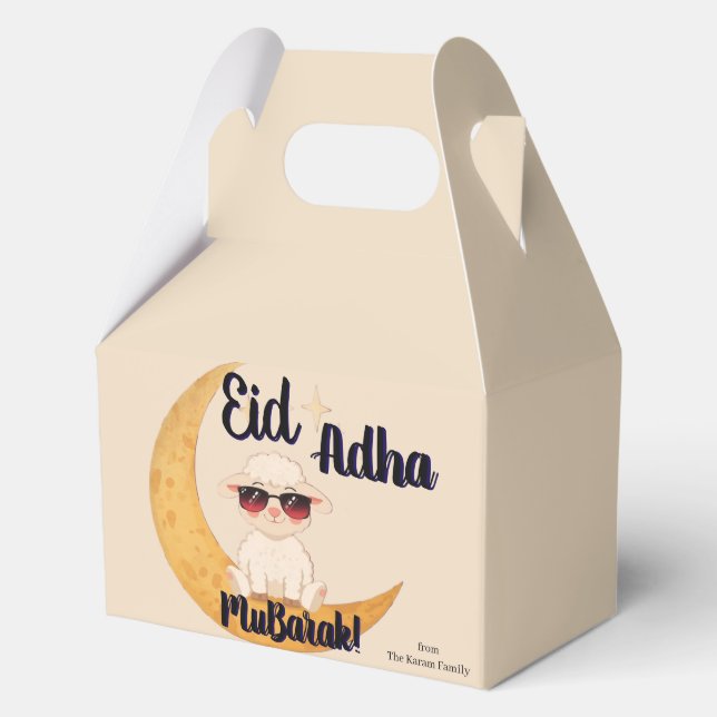 Eid Al Adha Party Geschenk  Geschenkschachtel (Rückseite)