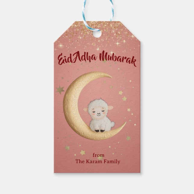 Eid Al Adha Personalized Eid Mubarak Muslim Gift  Geschenkanhänger (Vorderseite)