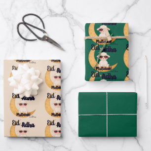 Eid Al Adha Süße Schaf-Geschenkverpackung Geschenk Geschenkpapier Set