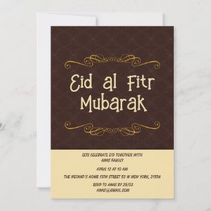 Eid al Fitr Celebration Einladung