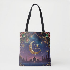 Eid al fitr Islamic celebration Gold And navy