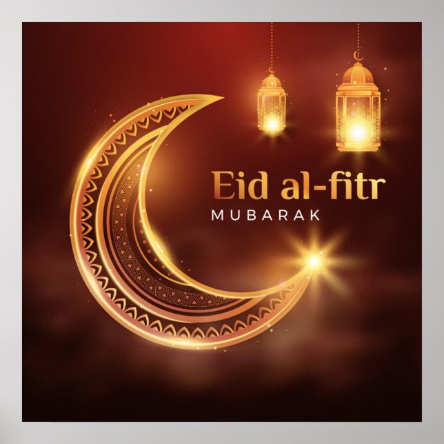 Eid Al-Fitr Mubarak Poster (Vorne)