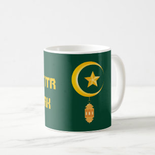 Eid al Fitr Mubarak Ramadan Kareem Moon Star Kaffeetasse