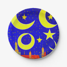 Eid al-Fitr-Papierplatte