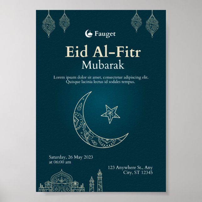 Eid Al-Fitr Poster (Vorne)