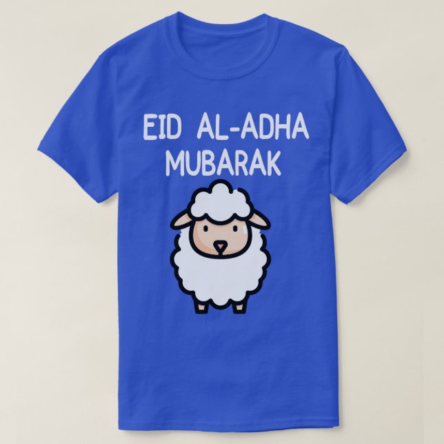 Eid AlAdha Eid Mubarak Happy Eid Day Muslim glückl T-Shirt (Design vorne)