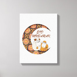 eid aladha mubarak 2023 leinwanddruck