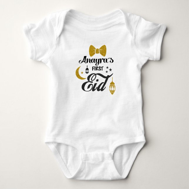 Eid Baby Anzug Strampler (Vorderseite)