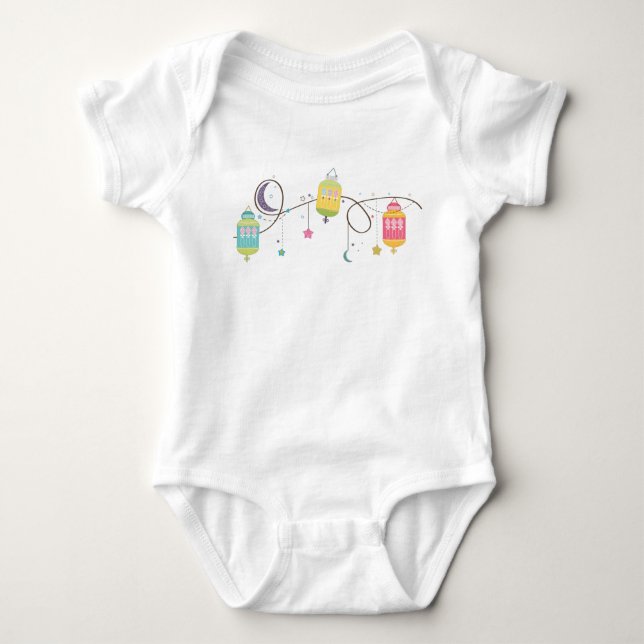 Eid Baby Bodysuit Strampler (Vorderseite)