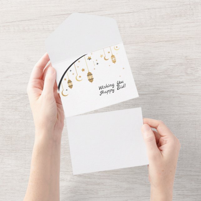 Eid Cards All In One Einladung (Abreißen)