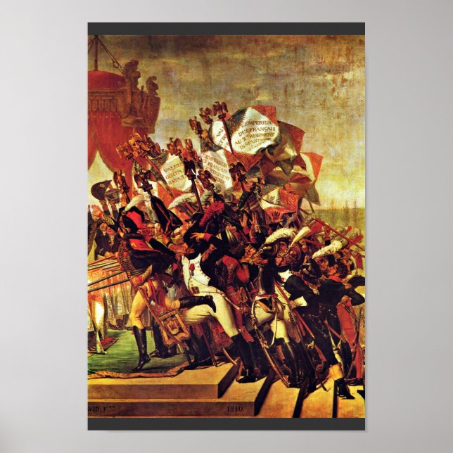 Eid der Armee für den Kaiser der Verteili Poster (Vorne)