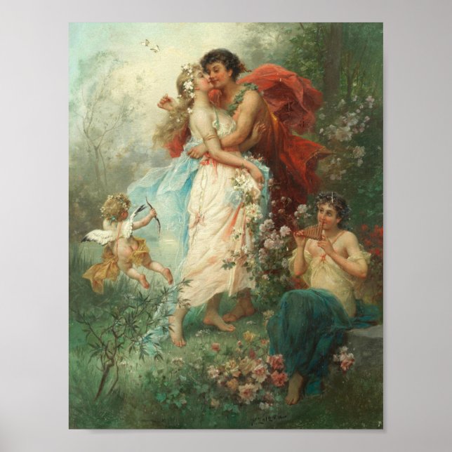 Eid der Liebe von Hans Zatzka - Poster (Vorne)