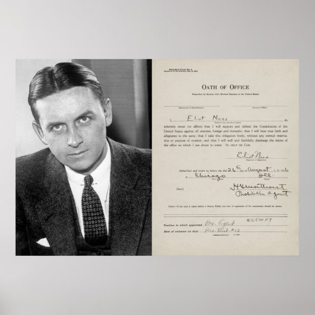 EID DES AMTES - UNTOUCHABLES ELIOT NESS POSTER (Vorne)