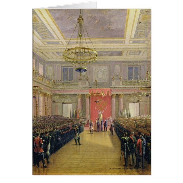 Eid des Nachfolgers zum Thron Alexander II (Vorne)