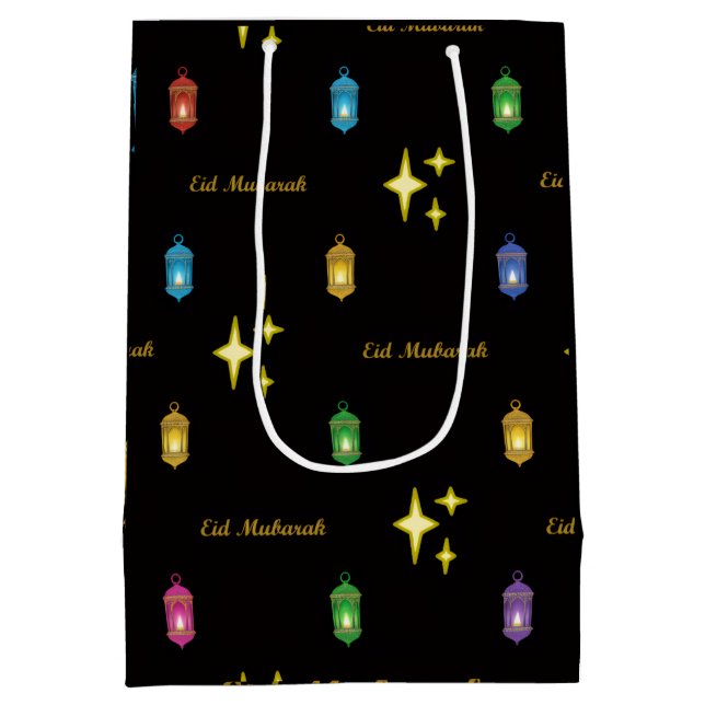 Eid-Geschenktasche Mittlere Geschenktüte (Rückseite)