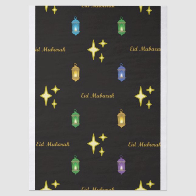 Eid-Geschenktasche Seidenpapier (Vorderseite)