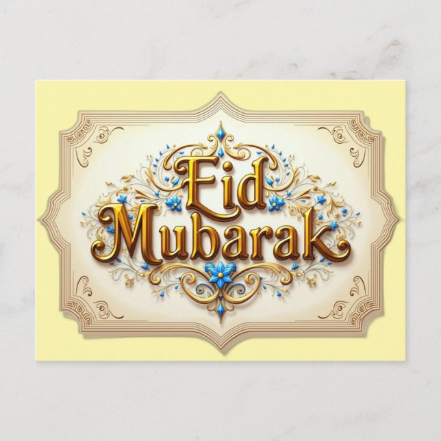 Eid Karte (Vorderseite)