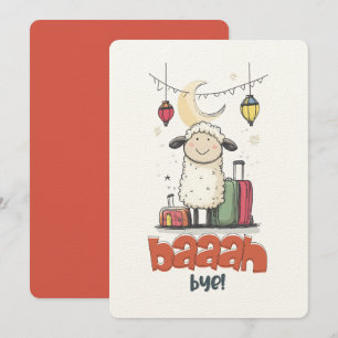 Eid Meme Funny Sheep LOLL HAHA   Baaah Bye! Einladung