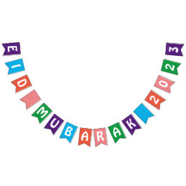 Eid Mubarak 2023 Banner für farbenfrohe Dekoration