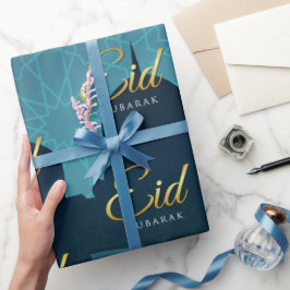 Eid Mubarak Arabische Kalligrafie Geschenkpapier