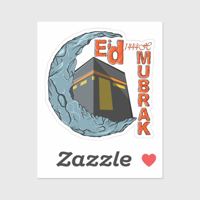 Eid Mubarak Aufkleber (Blatt)