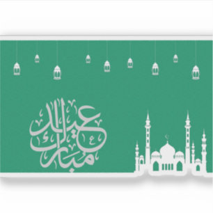 Eid Mubarak Aufkleber