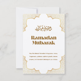 Eid Mubarak Begrüßung Karte