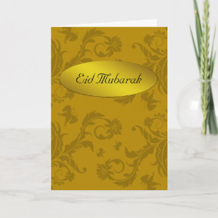 Eid Mubarak Blumen Feiertagskarte