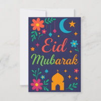 Eid Mubarak - Bunt für Kinder Moschee Blumen