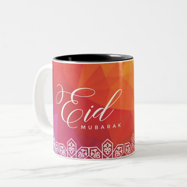 Eid Mubarak Calligrafy Tasse (Vorderseite Links)