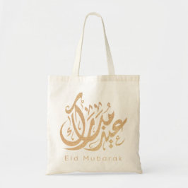 Eid Mubarak, Eid Gifts, arabische Kalligraphie Tragetasche