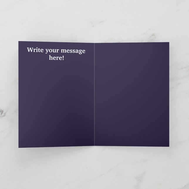 Eid Mubarak Faltkarte Karte (Innenseite)