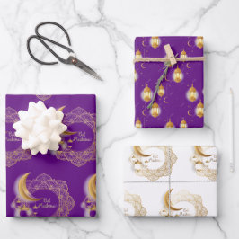 Eid Mubarak fanoos Geschenkpapier Set