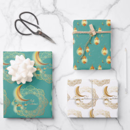 Eid Mubarak fanoos Geschenkpapier Set