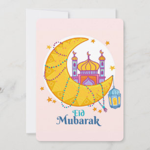 Eid Mubarak Feiertagskarte