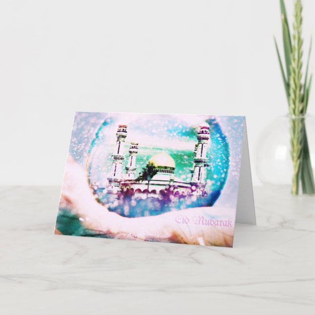 Eid Mubarak Feiertagskarte (Vorderseite)