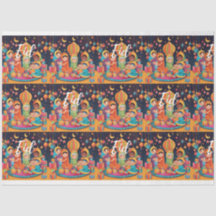Eid Mubarak Festival Scene Wrapping Geschenkpapier