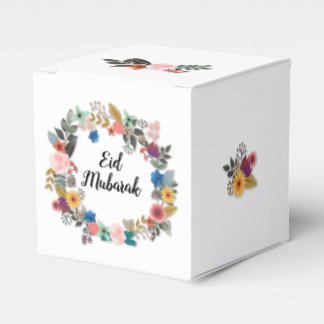 EID MUBARAK FLORALKRAFTFAVOR CUBE GESCHENKSCHACHTEL