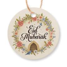 Eid mubarak for eid fitr gift tag