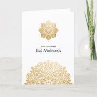 Eid Mubarak Gold Mandala Foto Gruß