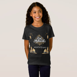 Eid Mubarak Golden & Blau T-Shirt