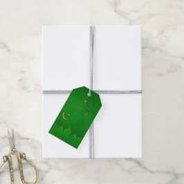 Eid Mubarak Green Gold Moschee Geschenkanhänger