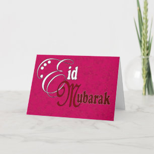 Eid Mubarak Grußkarte Feiertagskarte