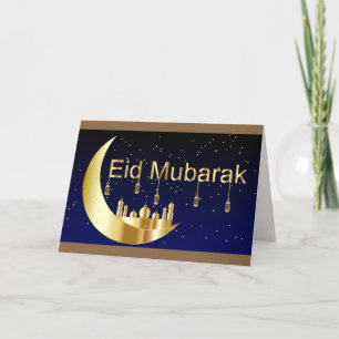 eid mubarak Grußkarte Feiertagskarte