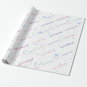 Eid Mubarak/Happy Eid/Ramadan Wrapping Paper  Geschenkpapier