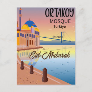 Eid mubarak islamic Urlaub Grüße Karten