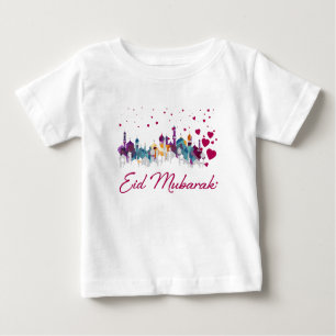 Eid Mubarak islamischer glücklicher Baby T-shirt