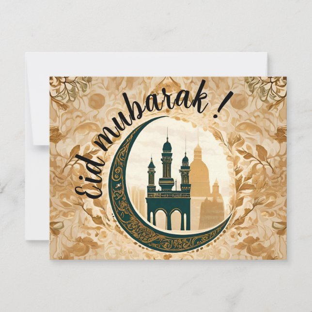 Eid Mubarak Karte (Vorderseite)