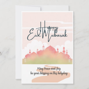 Eid Mubarak Karte zum Fest